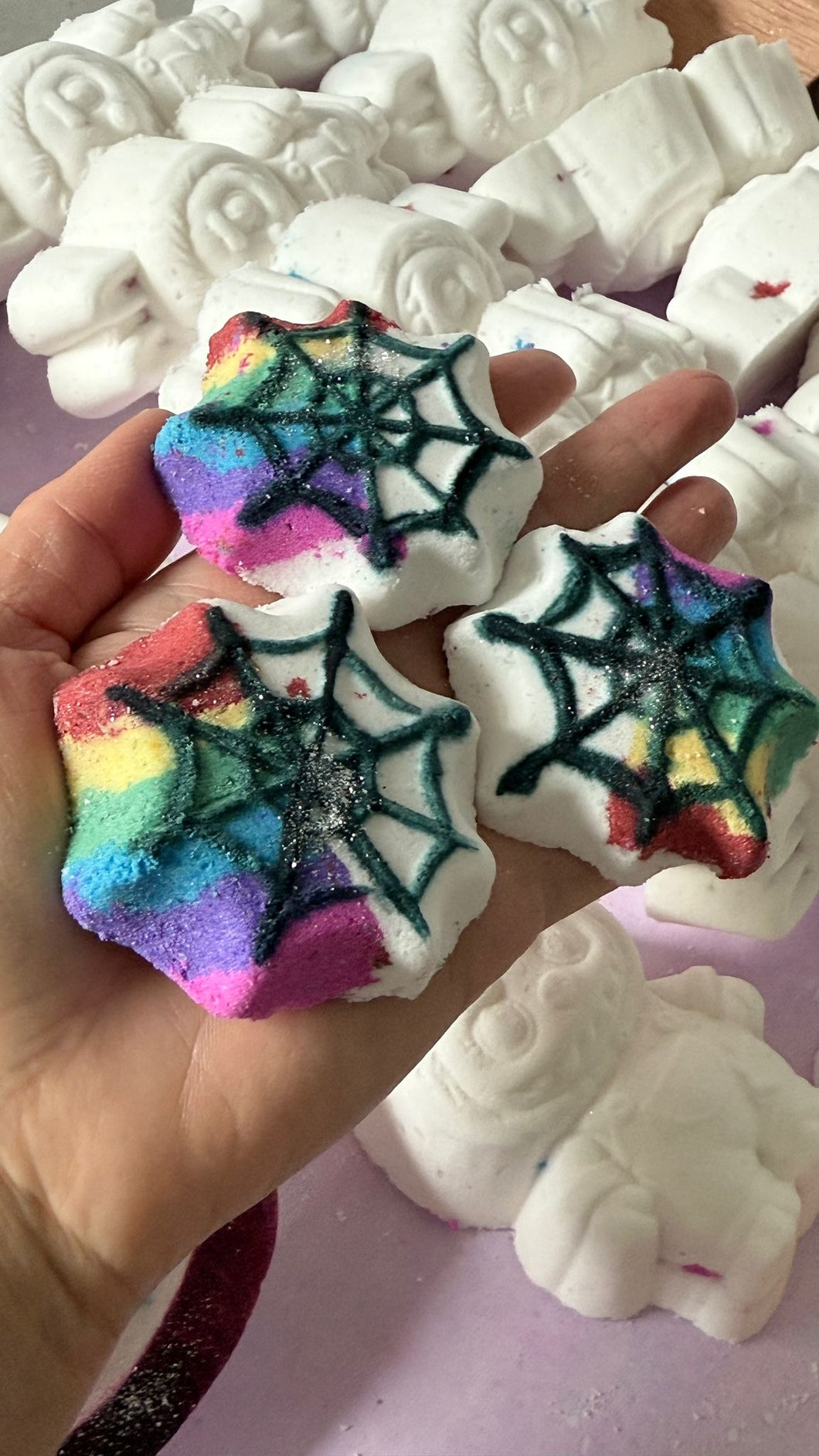 Mini Spider Web Bath Bomb