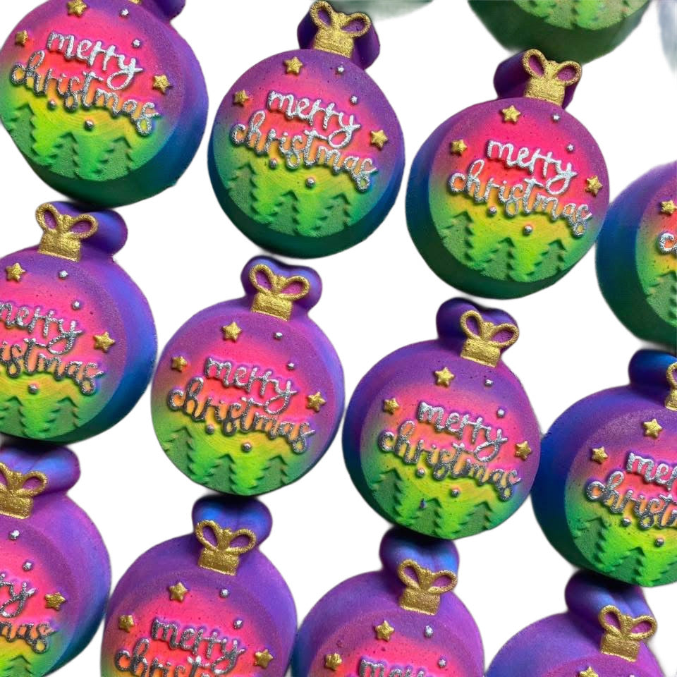 Large Merry Christmas Bath Bomb