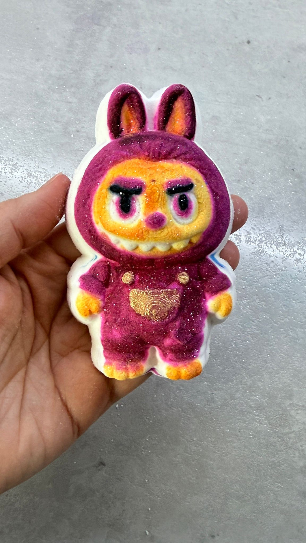 Dark Pink Labu Bath Bomb