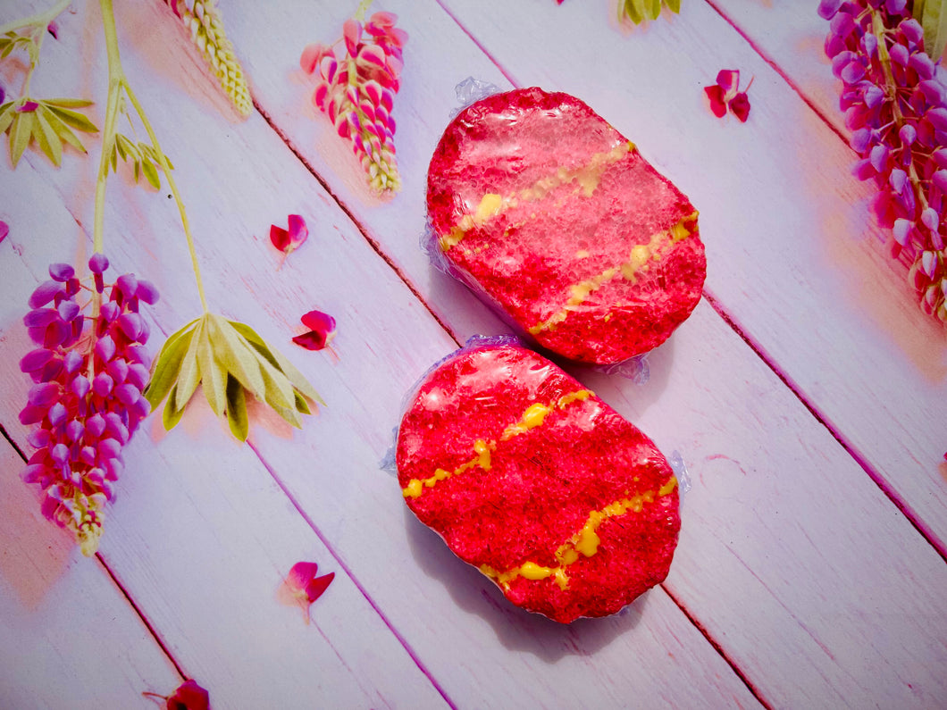 Rhubarb & Custard Mini Soap Sponge