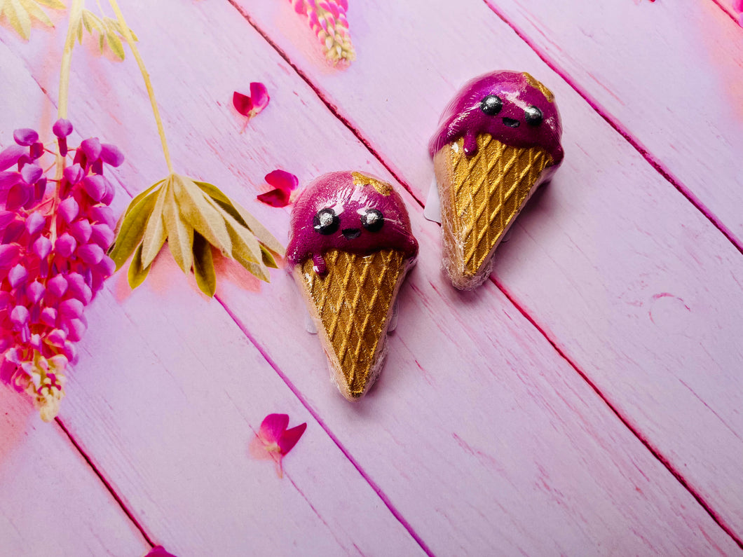 Strawberry Ice Cream Bath Bomb