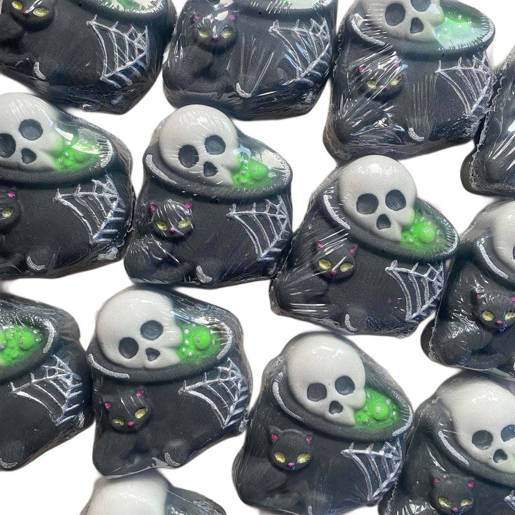 Spooky Cauldron Bath Bomb