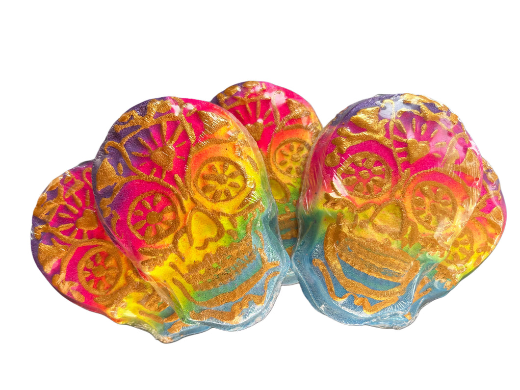Large Painted Skull Bath Bomb