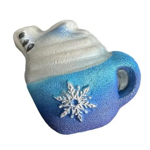 Snowflake Latte Bath Bomb