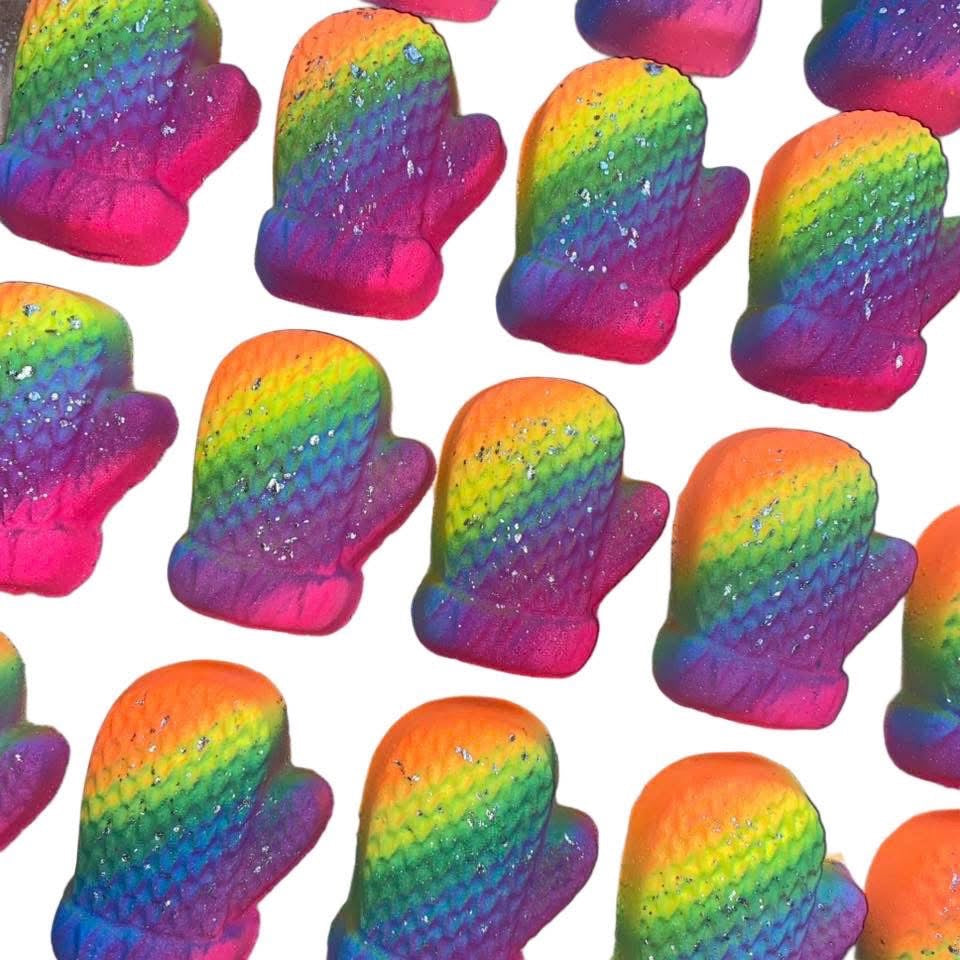 Colourful Mitten Bath Bomb