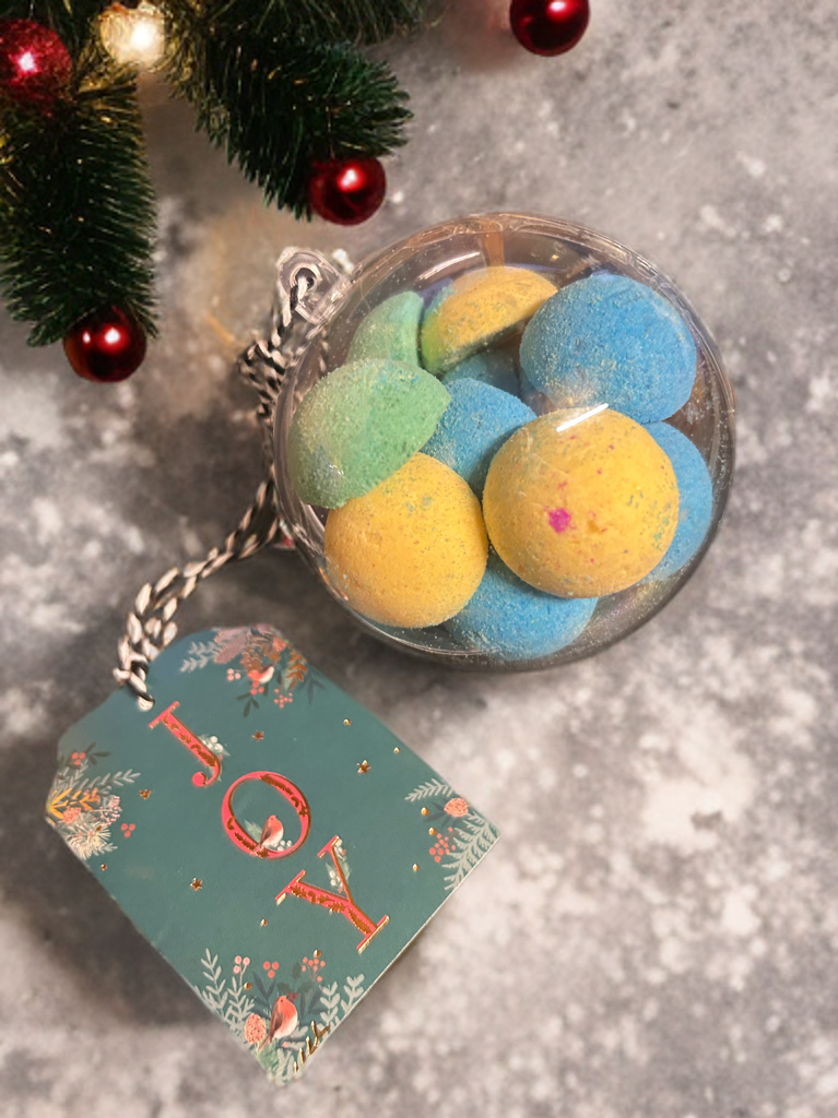 Blue Hawaiian Mini Bath Bomb Bauble